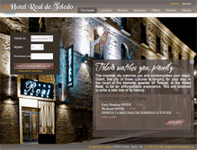 Tablet Screenshot of hotelrealdetoledo.es